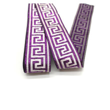 3 yarzi etnice brodate dantelă panglică asortată Vintage Boho dantelă asortată haine geantă accesorii brodate DIY ambalaj cadou pentru artizanat