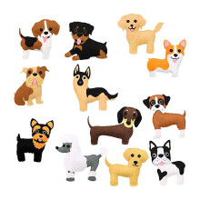 Animals Sewing Kits Stuffed Animal DIY Crafts Art craft for Beginner Ages 6-8-12 Dog