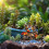 Acrylic Animal Garden Stake Weather-Resistant Double-Sided 4