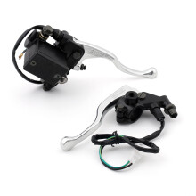 Leviers de frein et d'embrayage avec réservoir de 7/8" pour guidon Yamaha TW125 200 225