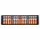 Plastic Soroban Abacus 17-Column 10.2 Inch Brown 1