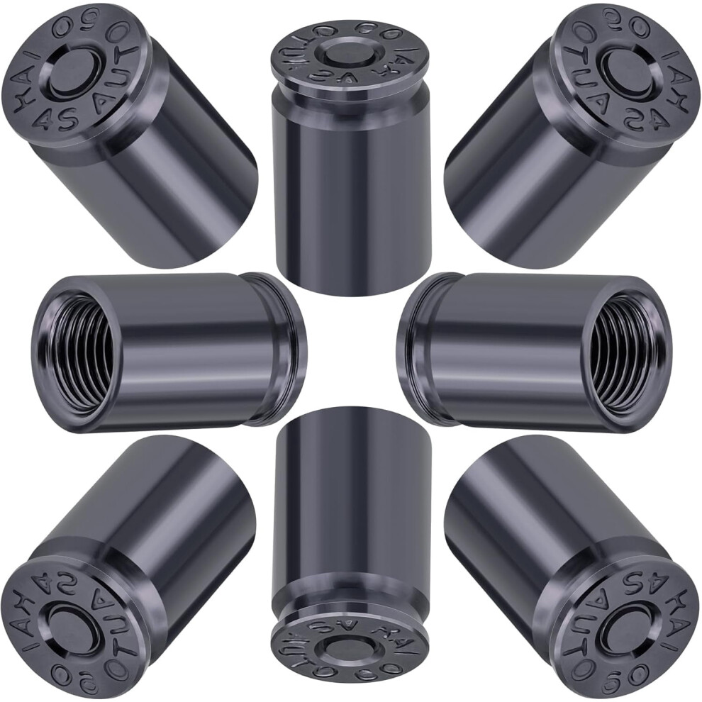 12Pcs Aluminum Bullet Shell Tire Valve Stem Caps, Universal Dustproof Covers For Cars, Suvs, Trucks, Bikes, Motorcycles, Bicycles Red 9555307537588