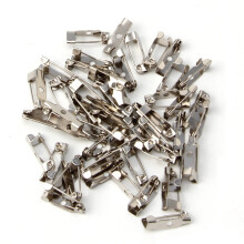 YIEMEEN50PCS Pinos de Base para Broche Acessórios para Joias Decorativas em Alumínio 15 a 40mm