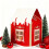 Κουτί δώρου Enchanted Christmas Cottage, 7,09x14,96", σε σχήμα σπιτιού, με λαβή – Συσκευασία δώρων 4