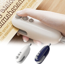 Mini Bag Sealer, 2025 Upgraded 2-in-1 Heat Seal & Cutter with Lanyard, Rechargeable Portable Resealer for Snack Bags – Compatible with Food Storage