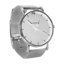 Montre à quartz pour homme, bracelet en maille d'acier inoxydable, remontage manuel, sans pile, compatible avec les modèles GW-5000U, GRB200-1B et