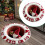 Tapis de Noël rond 3D antidérapant 60 x 60 cm 1