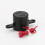 220V Black ABS Buzzer Alarm 30mm 3