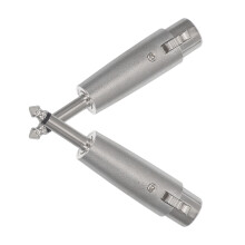 Lot de 2 câbles adaptateurs pour microphone stéréo, connecteur audio mono mâle vers femelle de 635 mm avec options de couleur