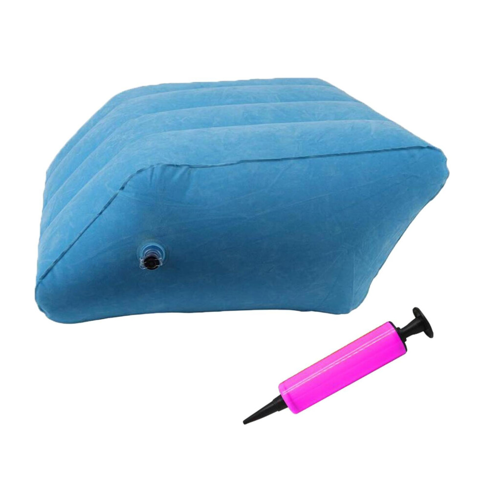 Back Hip Leg Knee Relief Lightweight Pillow Foot Bed Cushion Softly Support - Leg Pillow+Pump