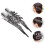 Strass haarclips voor dames in eendenbekmodel (2 stuks) 3