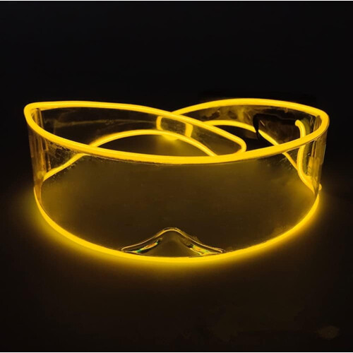 Φωτιζόμενα γυαλιά LED για πάρτι, rave, cosplay, halloween – Συμβατά με ενήλικες, εφήβους και 2