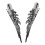 Strass haarclips voor dames in eendenbekmodel (2 stuks) 5