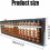 17-Column Plastic Soroban Abacus, 10.2" Math Learning Tool for Counting & Calculation – Brown 3