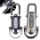 Natlampe med krog i aluminiumslegering 2