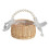 Pearl-Handle Wicker Basket Small 15cm 2