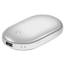 Draagbare handwarmer, 5000mAh oplaadbaar, dubbelzijdig.