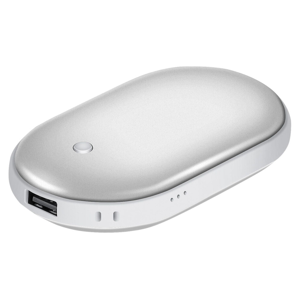 Portable Hand Warmer 5000Mah Power Bank Rechargeable Pocket Warmer Double-Sided Heating Handwarmer 9027700021211