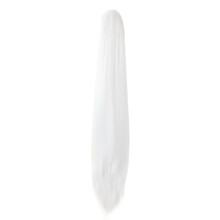 Extensión de coleta con clip de garra, extensión de cabello sintético liso de 20 pulgadas de largo para mujeres y niñas.