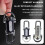 Natlampe med krog i aluminiumslegering 8
