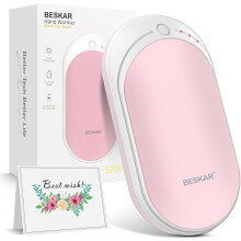 Încălzitor de mâini reîncărcabil, 5200mAh, încălzire dublă
