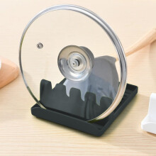 Under $5 Lid & Spoon Rest for Kitchen Counter – Compatible with Ladle, Spatula, Spoon, Pot Lid – Stove Top Utensil Holder