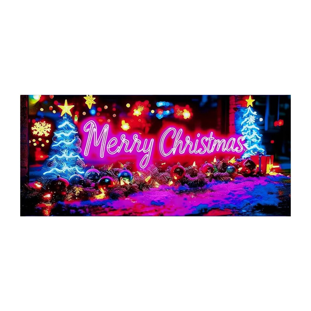 Christmas Garage Door Banner Glow-in-the-Dark 16x7ft-image-OPC-PTK6MHG-NEW