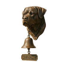 Dog Doorbell Home Decor Rottweiler Beige 25x16cm
