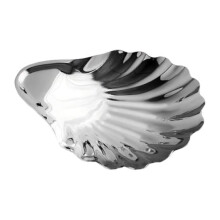 Coupe à fruits en acier inoxydable en forme de coquillage (1 pièce)