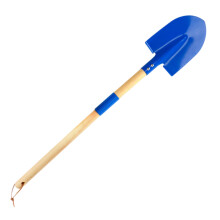 Children's Metal Beach Shovel Digging Long Handle Toddler Sand Spades Blue Detachable Design Seaside Outdoor Digging