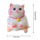 Χειροποίητη γάτα Taba Squishy, παιχνίδια σιλικόνης για ανακούφιση από το στρες, 3
