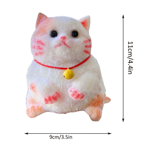 Χειροποίητη γάτα Taba Squishy, παιχνίδια σιλικόνης για ανακούφιση από το στρες, 2
