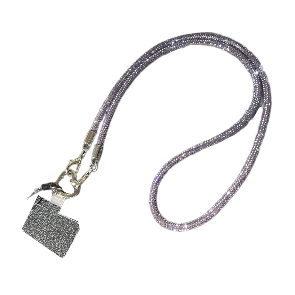 Rhinestones Crossbody Phone Lanyard Adjustable Length Cellphone Chain Colorful Crystal Keychain Accessory For Daily Use 9422877867486