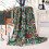 Bigfoot Text Pattern Lamb Wool Throw Blanket 60x80 inches 2