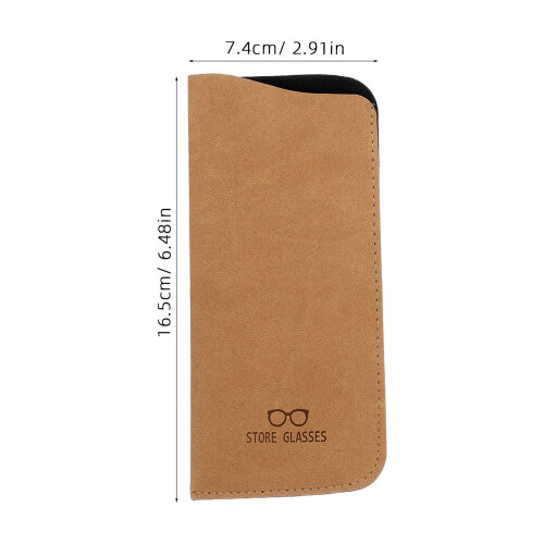 Portable Soft PU Eyeglass Case Slim Design 2-Pack 1