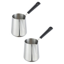 Set of 2 Stainless Steel Candle Warmers for Melting Butter, Chocolate, Cheese and More