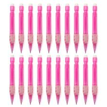 20Pcs Small Mechanical Pencil 0.7MM Short Automatic Drwaing Pencil with Small Eraser for Writing Drawing Sketching