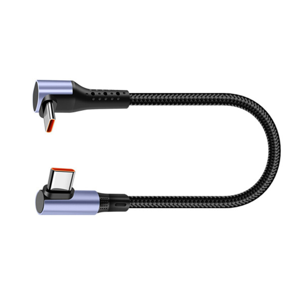 66W Fast Charging Data Cable 90 Degree Bend Cellphone Cable Type C To Type C Short Cable For Power Case 15/25/50Cm 9422877381067