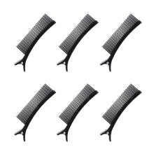 6 Pieces Strong Grip Hair Clip Textured Grip Design for Efficient Hair Cutting Coloring Sectioning and Styling Tool