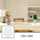 Fish Tank For Goldfish Clear Plastic Fish Bowl Office Use 1Pack 3