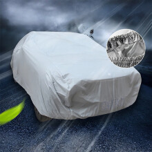 Full-Coverage Car Cover – Single Layer, UV/Dust/Waterproof, All-Weather, Indoor/Outdoor Use – Size M, compatible with all cars
