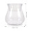 Fish Tank For Goldfish Clear Plastic Fish Bowl Office Use 1Pack 6