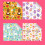 Easter Wrapping Paper Gift Wrap Coated Paper Cute Rabbit Pattern Decorative Packaging Sheets Holiday Gift Wrap for Spring Celebrations 5pcs 5