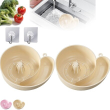 Lave-fruits en forme d'escargot avec passoire – PP, 24 x 8 cm