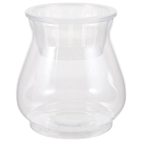 Fish Tank For Goldfish Clear Plastic Fish Bowl Office Use 1Pack