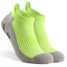 Unisex Low-Cut Athletic Socks, Cushioned Sports Socks for Soccer, Running, Walking, Moisture Wicking and Breathable Green 1 pair