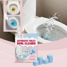 Toilet Cleaning Tablets / For Home Use / Away Cleaning for Tough Stains / Household Cleaning Supplies / Drop-in Bowl or Tank Tablets