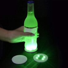 20 LED-lampjes voor onderzetters van flessen – geschikt voor doorzichtig glas