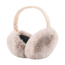Foldable Earmuffs For Men And Women Winter Warm Windproof And Frostproof Overall Removable Memory Headband Simple Plush Earmuffs