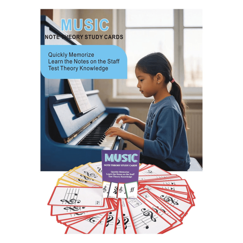 50 x Music Flash Cards-As Shown 2